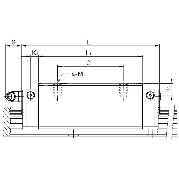 IS560 Каретка HGH20CAZAH ISKRA  - Вид №2