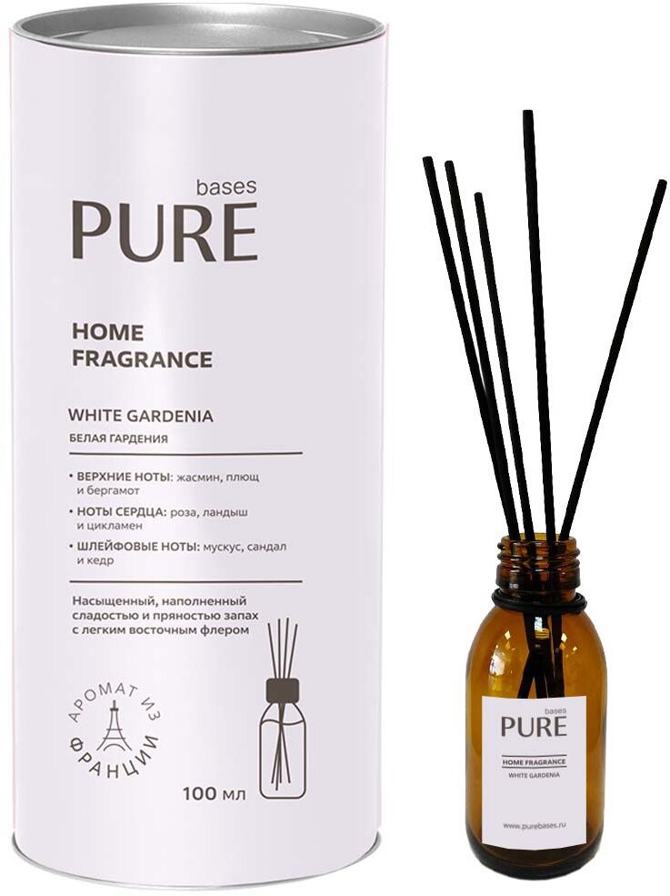 90450020 Аромадиффузор White Gardenia 100 мл STLM-0227047 PURE BASES