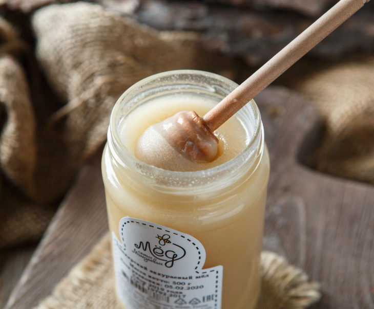 4120 Мед "Аккураевый". Урожай 2021 г. Вкусляндия  - Вид №1