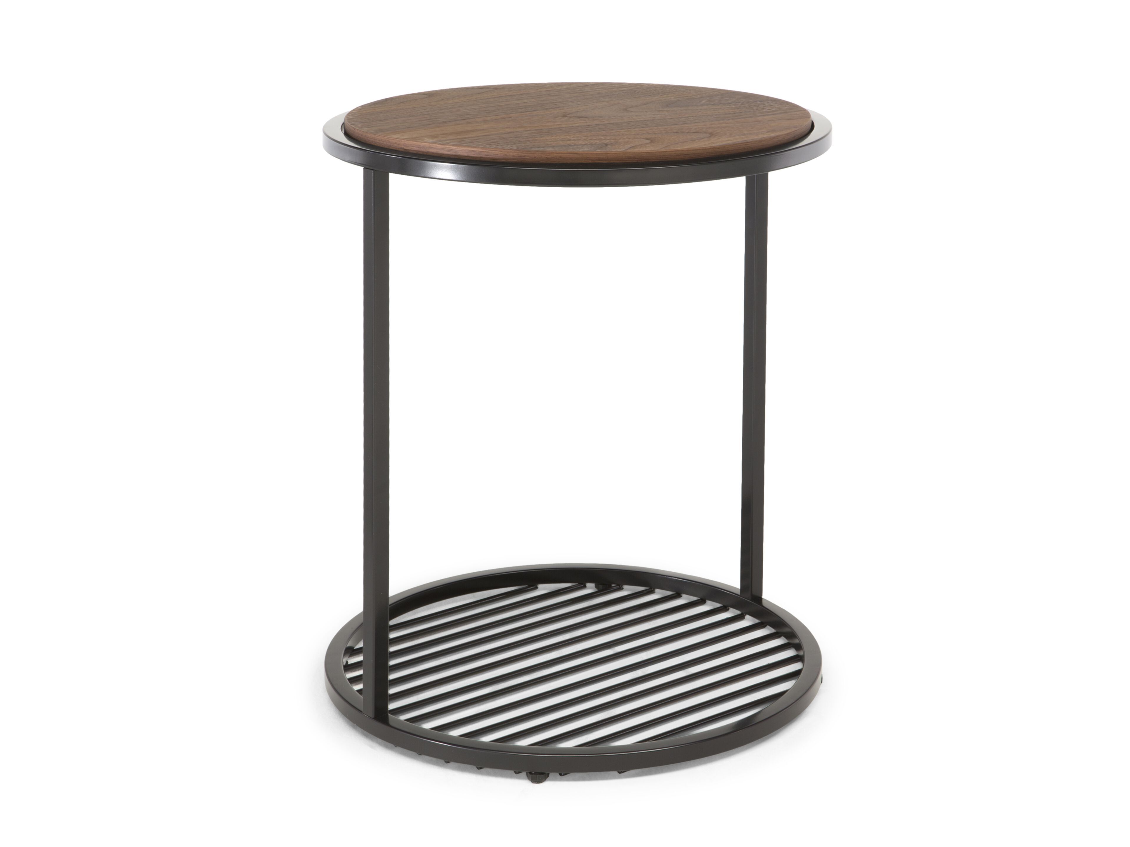 Круглый журнальный столик из дерева и металла Natuzzi Italia FilRouge ARCH-00124182 - Вид №1