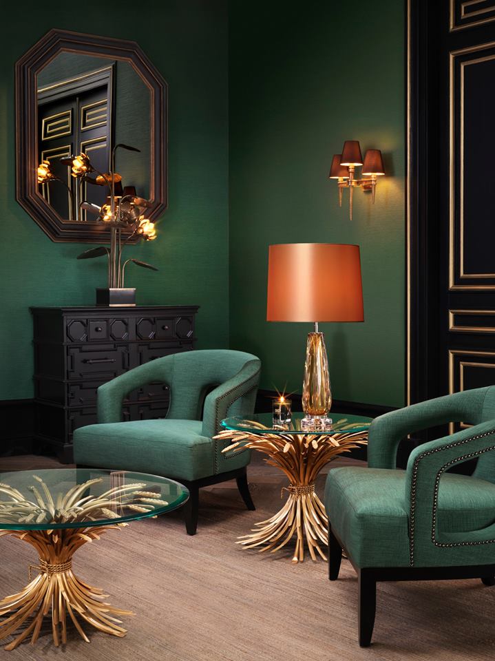 Настольная лампа Nizza от Eichholtz 111007 EICHHOLTZ ФЛОРИСТИКА, ЭЛИТНЫЕ 062155 Золото  - Вид №4