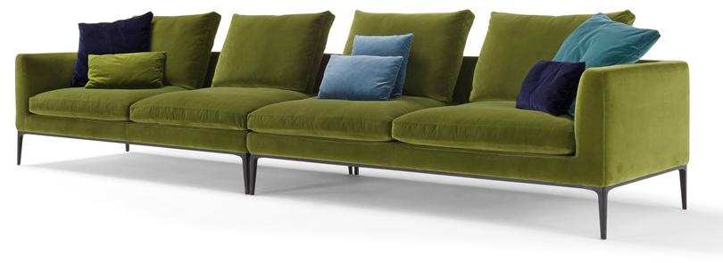 AMURA 4-х местный тканевый диван Leonard Am024.146+147 - Вид №1