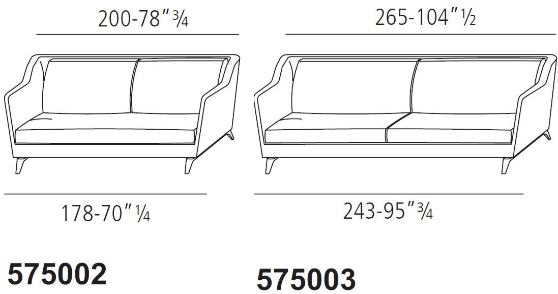 Vibieffe Диван из ткани или кожи 575 hi_story sun-id-1398719 - Вид №5