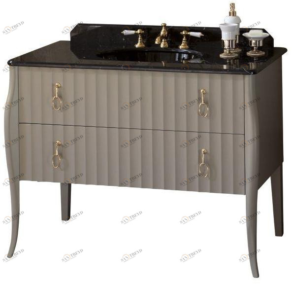 Gentry Home Лаковая тумба под умывальник с ящиками Charlotte sun-id-1386375