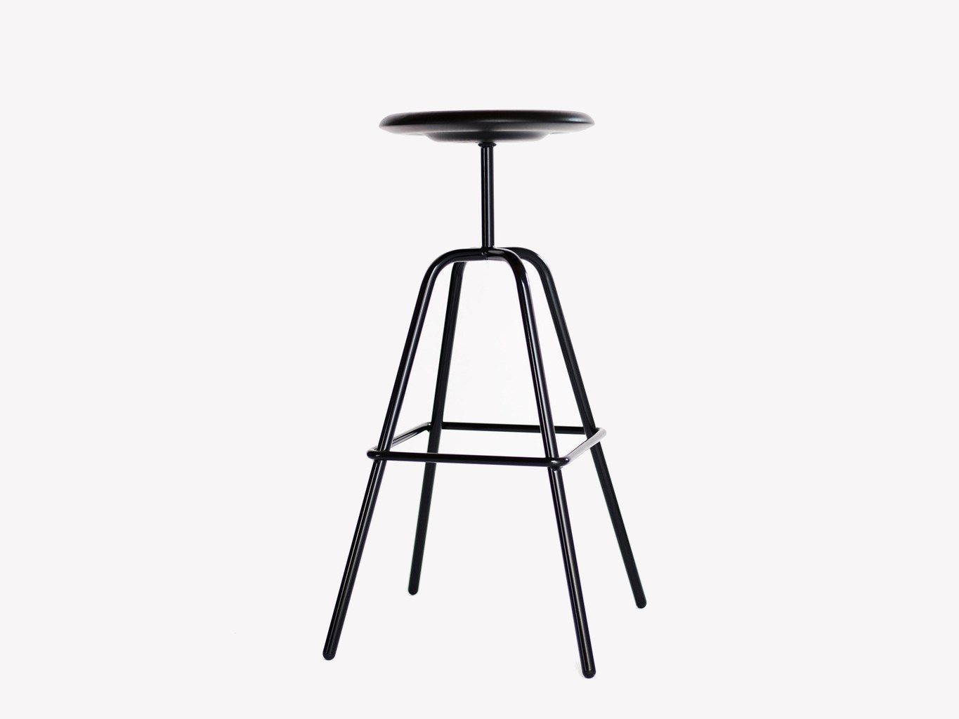 Высокий стул из стали и дерева Atelier Haußmann HERRENBERGER ARCH-00104899