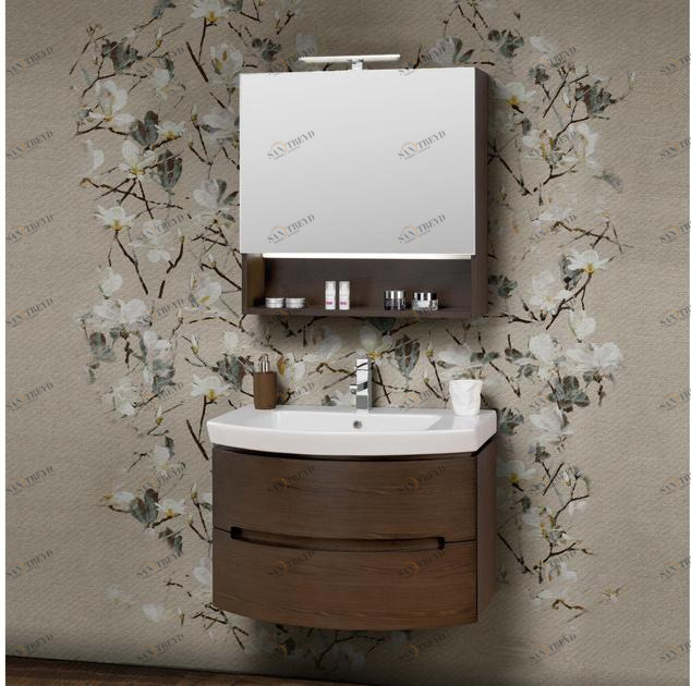 Mobiltesino Тумба под умывальник из березы с зеркалом Drop sun-id-1440990