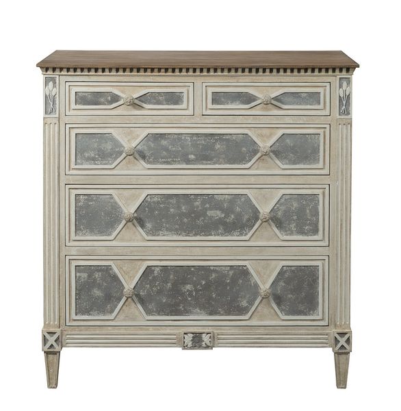 CG865 Лазурный берег Комод с двумя и тремя ящиками ijlbrown  - Вид №1