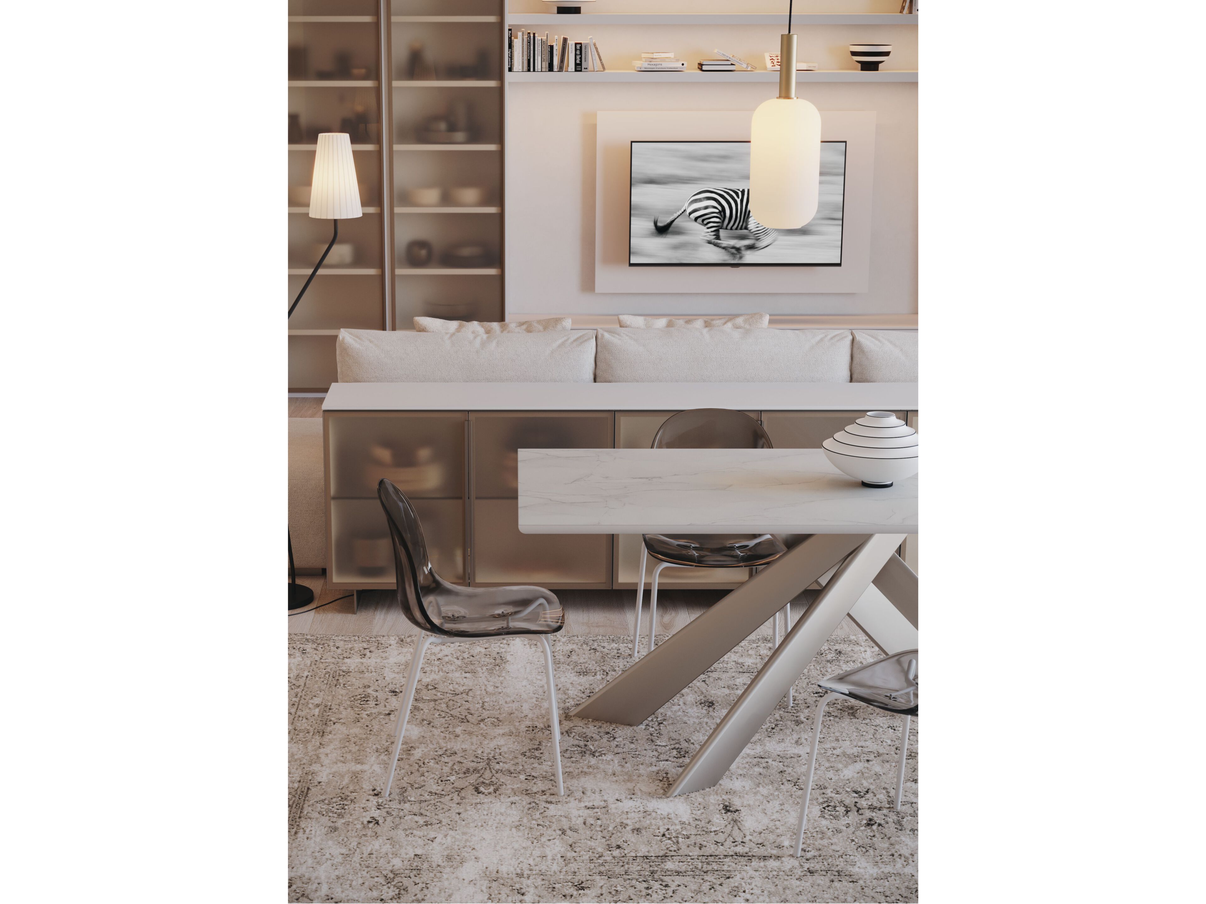 Угловой книжный шкаф в день Giessegi день за днем ARCH-00048608 - Вид №3