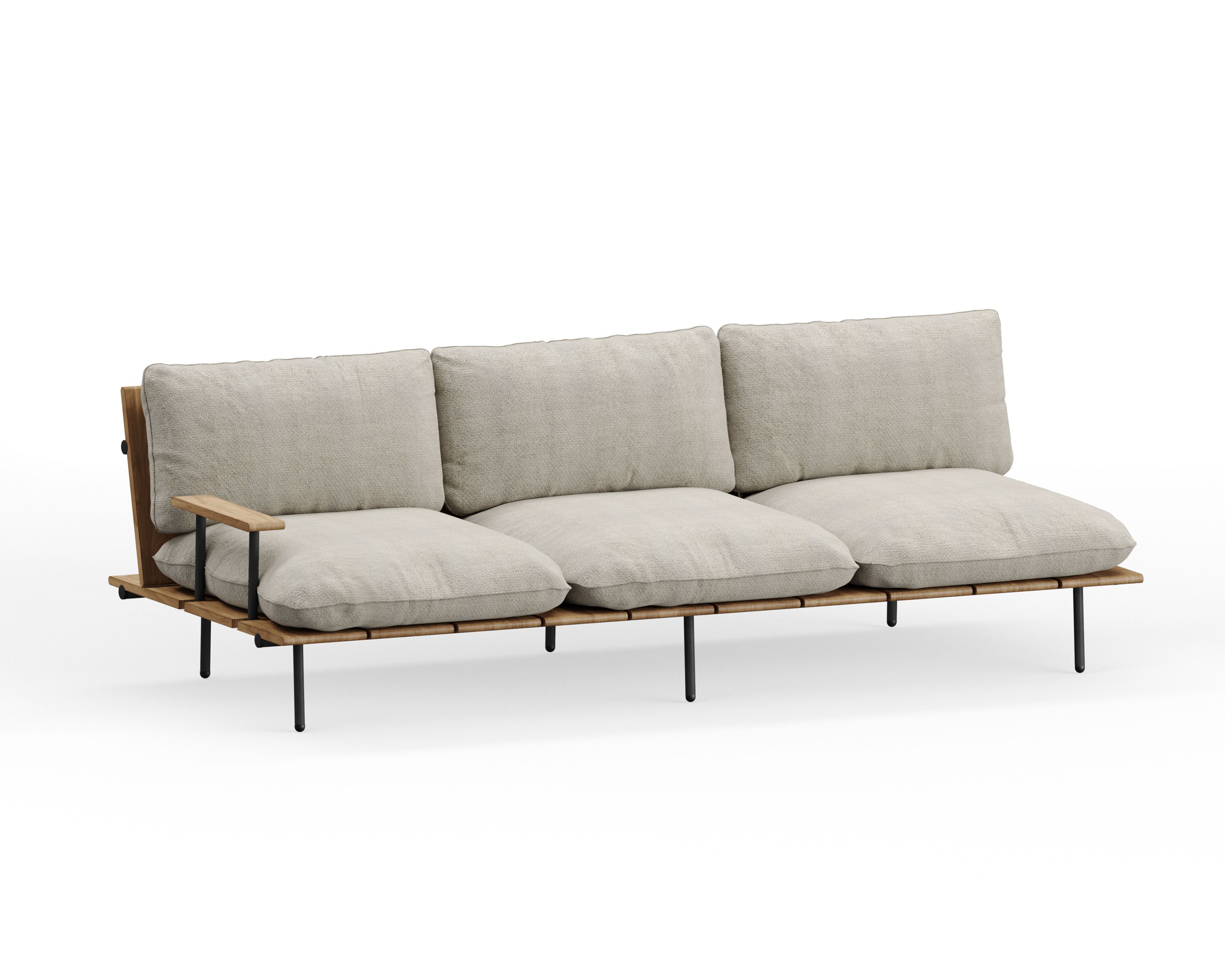 3-местный садовый диван Bivaq нами ARCH-00125859