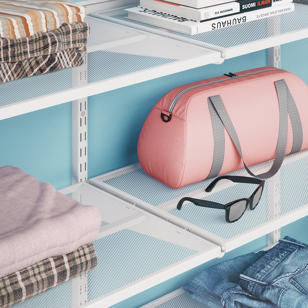 Мелкосетчатая полка , 590x420 мм, белый LJPS0515 Public Steel Россия  - Вид №2