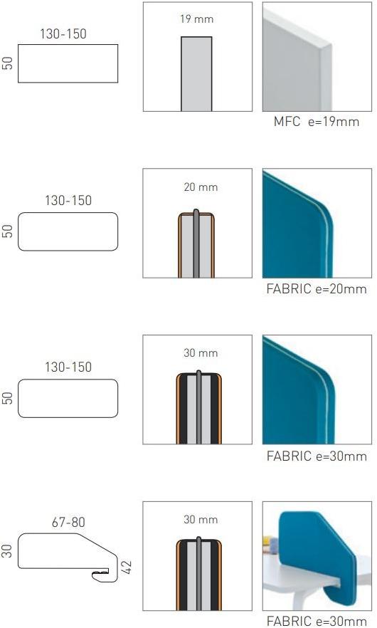 ACTIU Несколько рабочих станций из меламина Power sun-id-1393834 - Вид №9