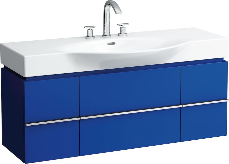 H4013020755481 Шкафчик под раковину, для раковин 811704, 812704, 2 выдвижных ящика с 2 дверцами, 2 стеклянные полки LAUFEN PRO - Вид №18