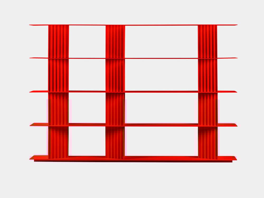 Стальная двухсторонняя Книжная полка RS Barcelona PLEC SHELVING L ARCH-00080592 - Вид №132