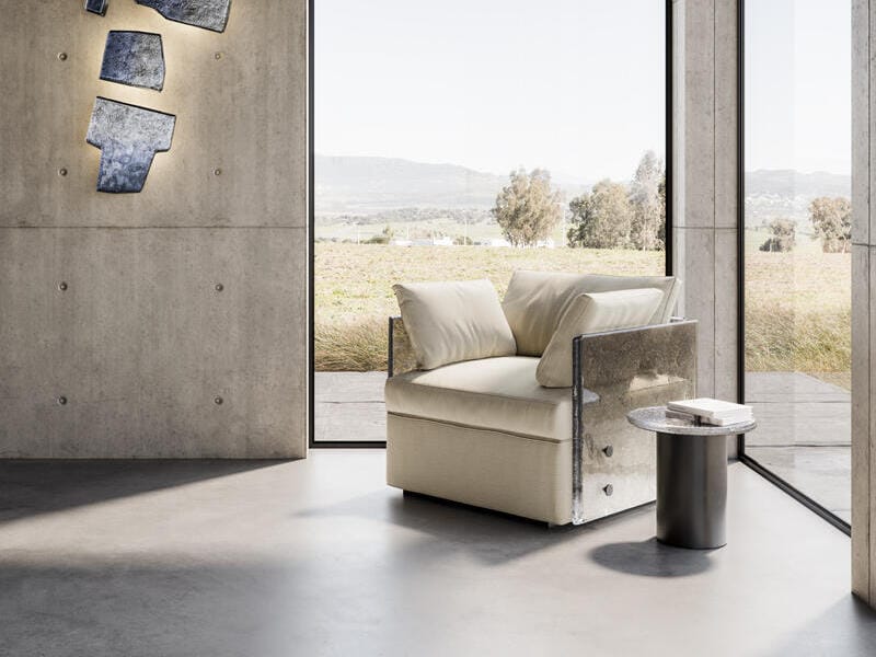 Кресло со стеклянной спинкой ARTE VENEZIANA Melt ARCH-00066848 - Вид №1