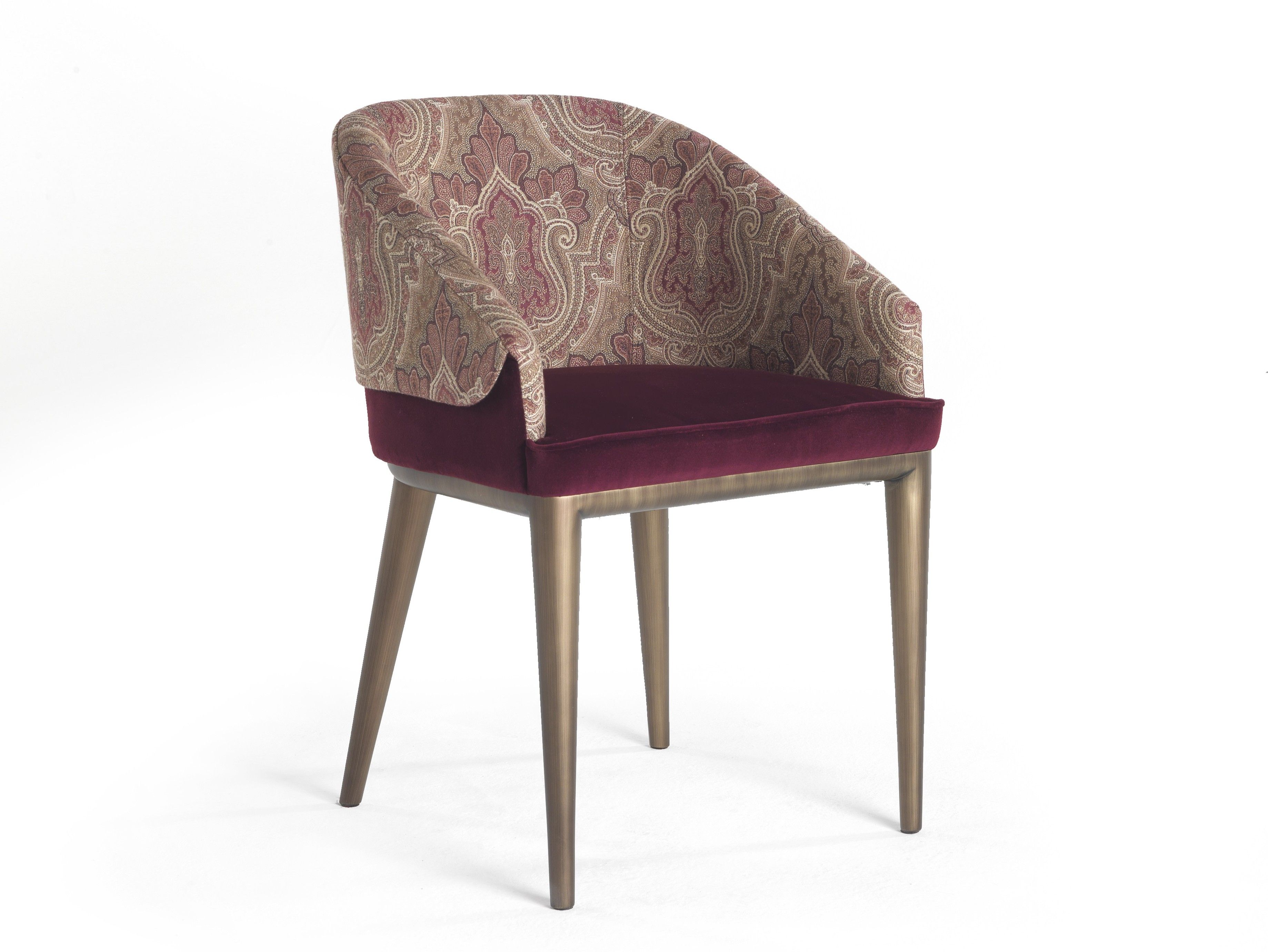 Мягкий бархатный стул с подлокотниками ETRO Home Interiors PICABIA ARCH-00027365 - Вид №1