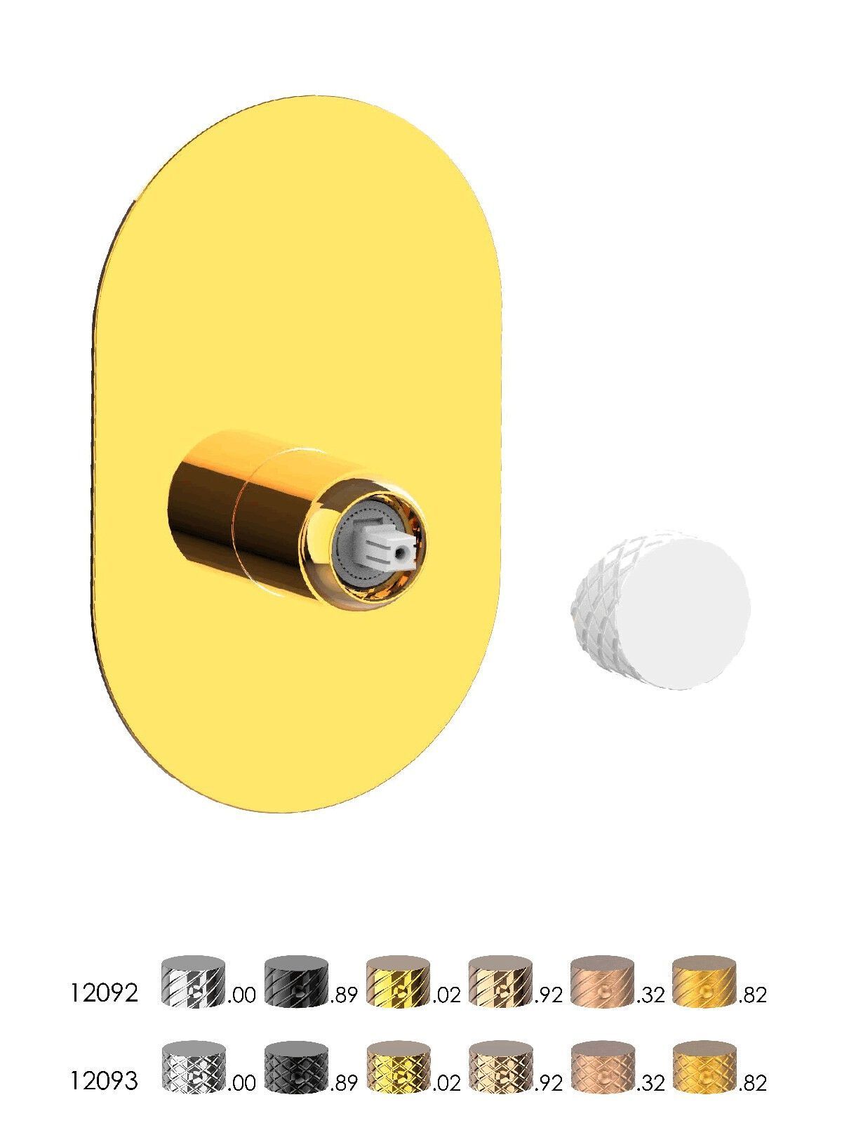 Встраиваемый однорычажный смеситель для душа Rubinetterie Frattini Pepe XLS ARCH-00009760 - Вид №4