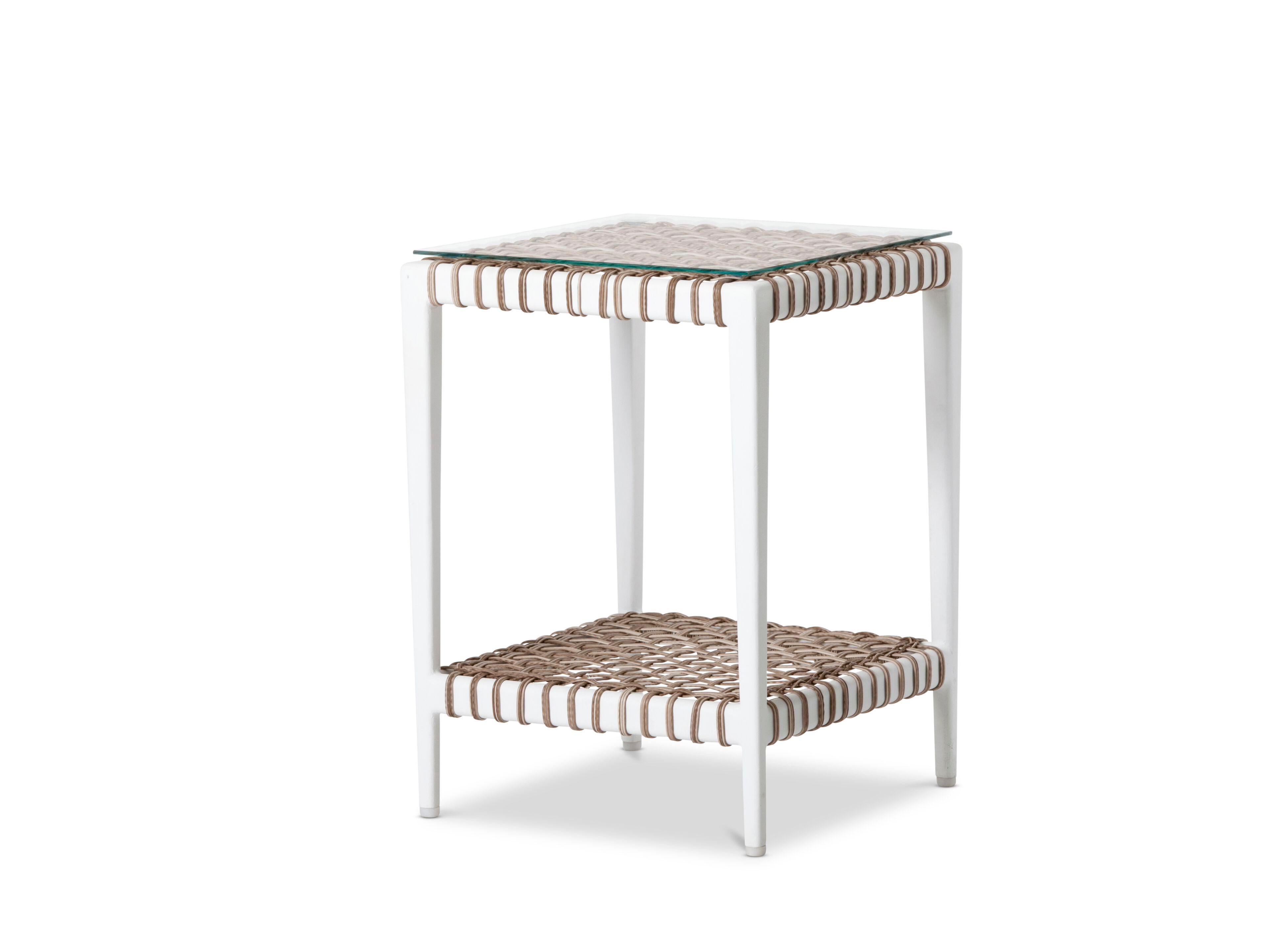 Квадратный алюминиевый журнальный столик с отсеком для хранения Walters Delta ARCH-00078995