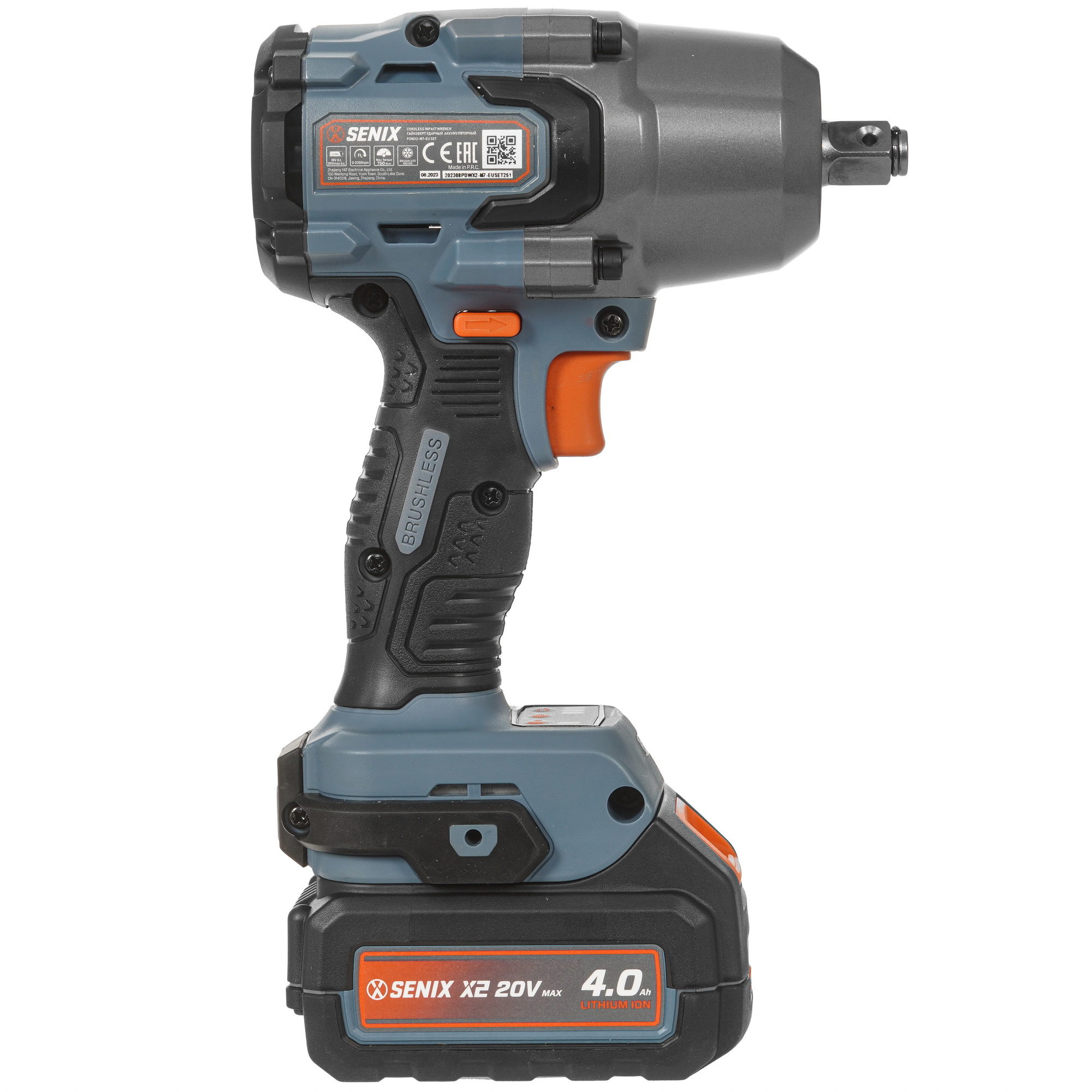 Гайковерт SENIX PDWX2-M7-EUSET 20 Volt Max X2 9067927 STDN-0084627 - Вид №2