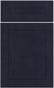 Фасады для кухни Классика Фрезеровка «Петергоф» Дуб фактурный чернильный №525