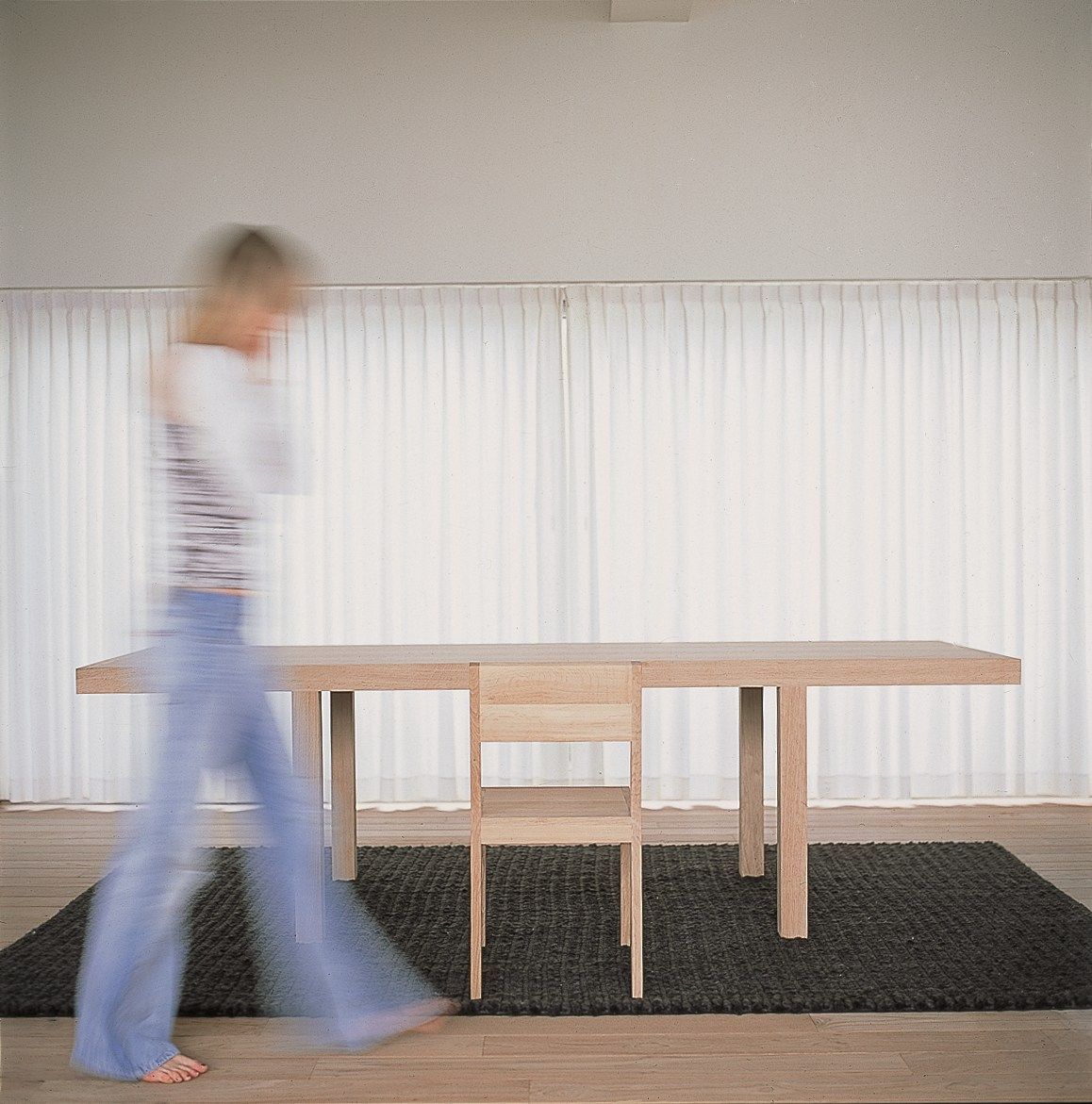 Деревянный прямоугольный стол Quinze & Milan кемпинг ARCH-00011463 - Вид №1