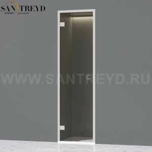 Effegibi FIT 65 Стеклянная левая дверь без порога с профилем из алюминия. Размеры: длина 65 см, высота 190 см HP10010007