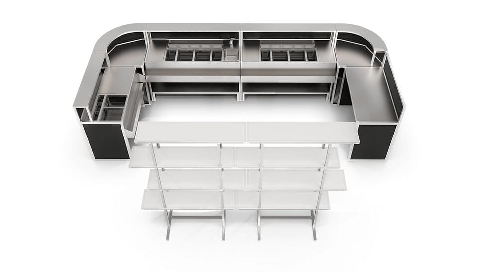 Секционная барная стойка Station Deus® Set-Up ARCH-00118913 - Вид №3