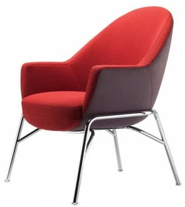 Thonet Кресло из ткани с подлокотниками 830