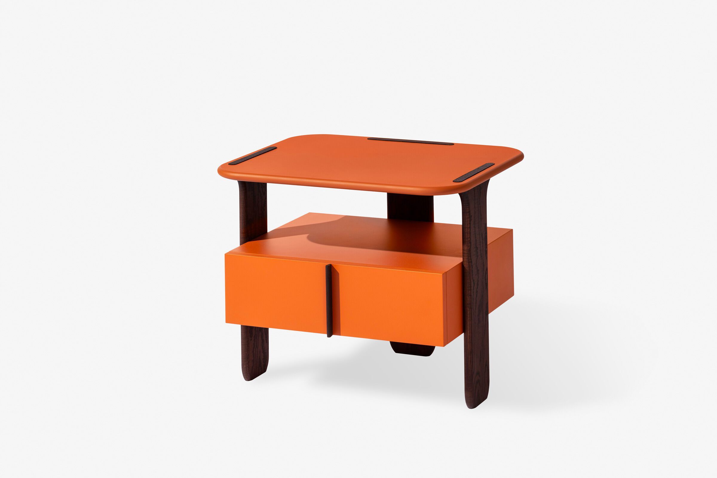 Прикроватная тумбочка с деревянным основанием и мраморной столешницей Carpanese Home TRIO N ARCH-00093312 - Вид №2