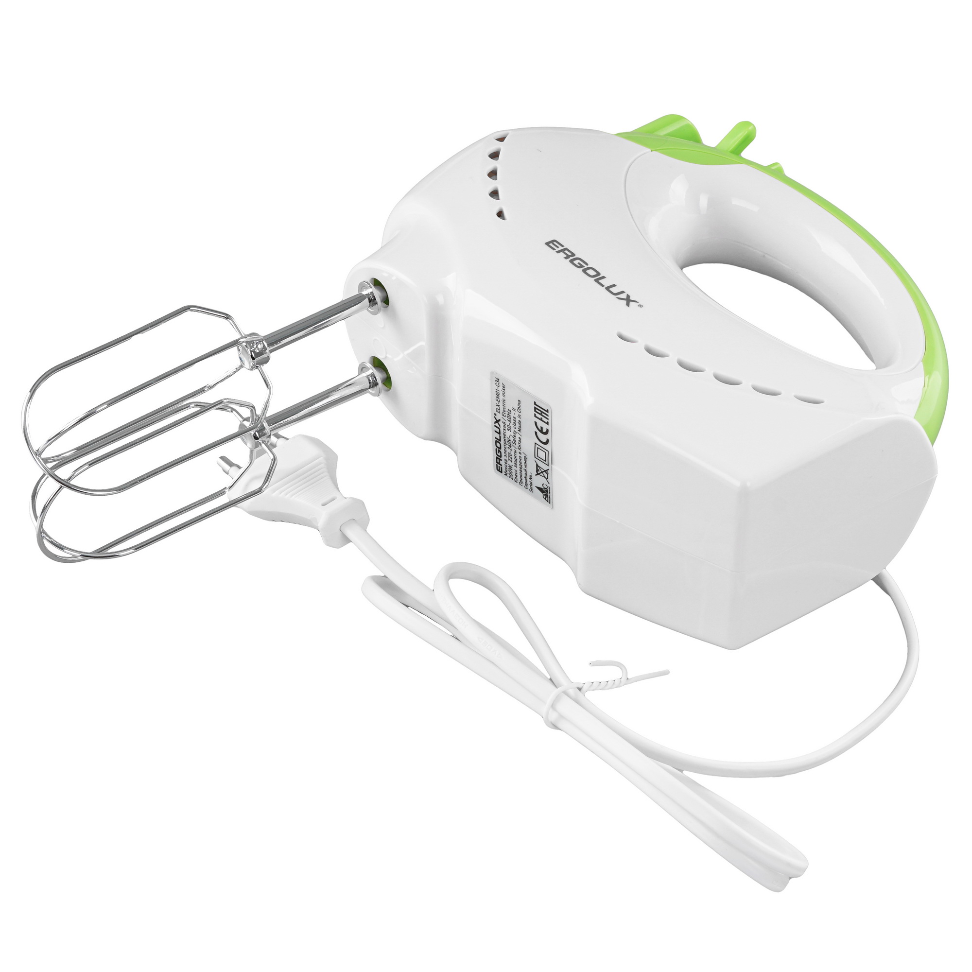 5368500 Миксер ERGOLUX ELX-EM01-C34 белый STDN-0119026 - Вид №5