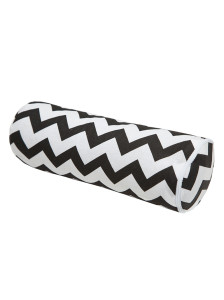 93815648 Подушка Nature Roll Зигзаг черный HOME-8002-NRZCh, 30х8 см, гречневая лузга STLM-0575493 AMARO HOME
