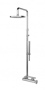 38537 / D Внешний смеситель для душа с трубкой, переключателем, лейкой и ручным душем. Bongio Bowling