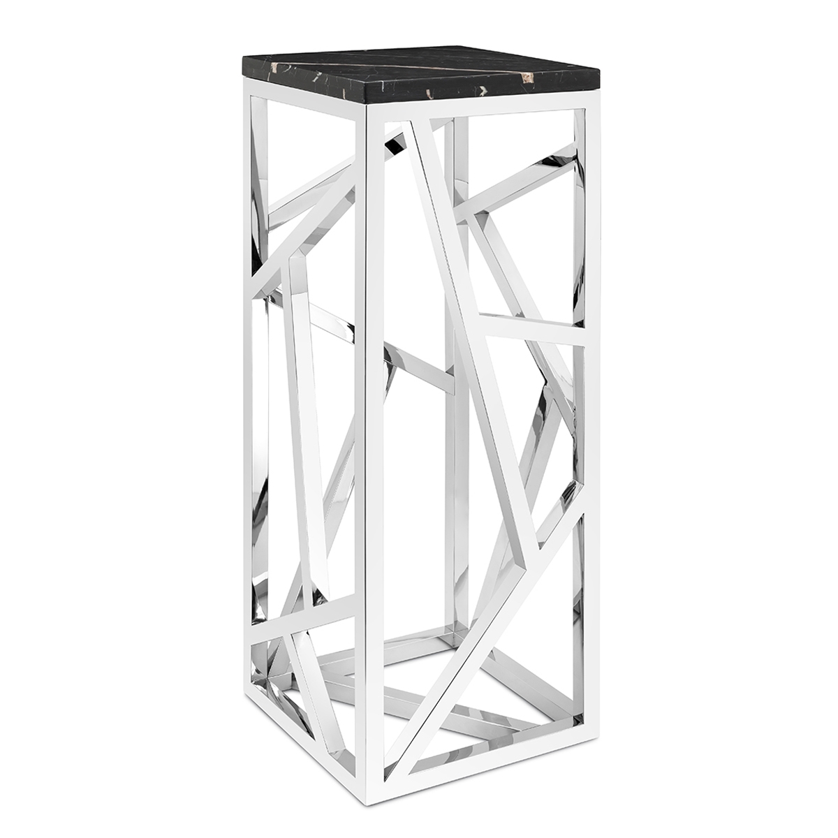 450108-02 ABHIKA ПАЛОЧКИ МРАМОРНЫЕ H110 40X40 SILVER  - Вид №2