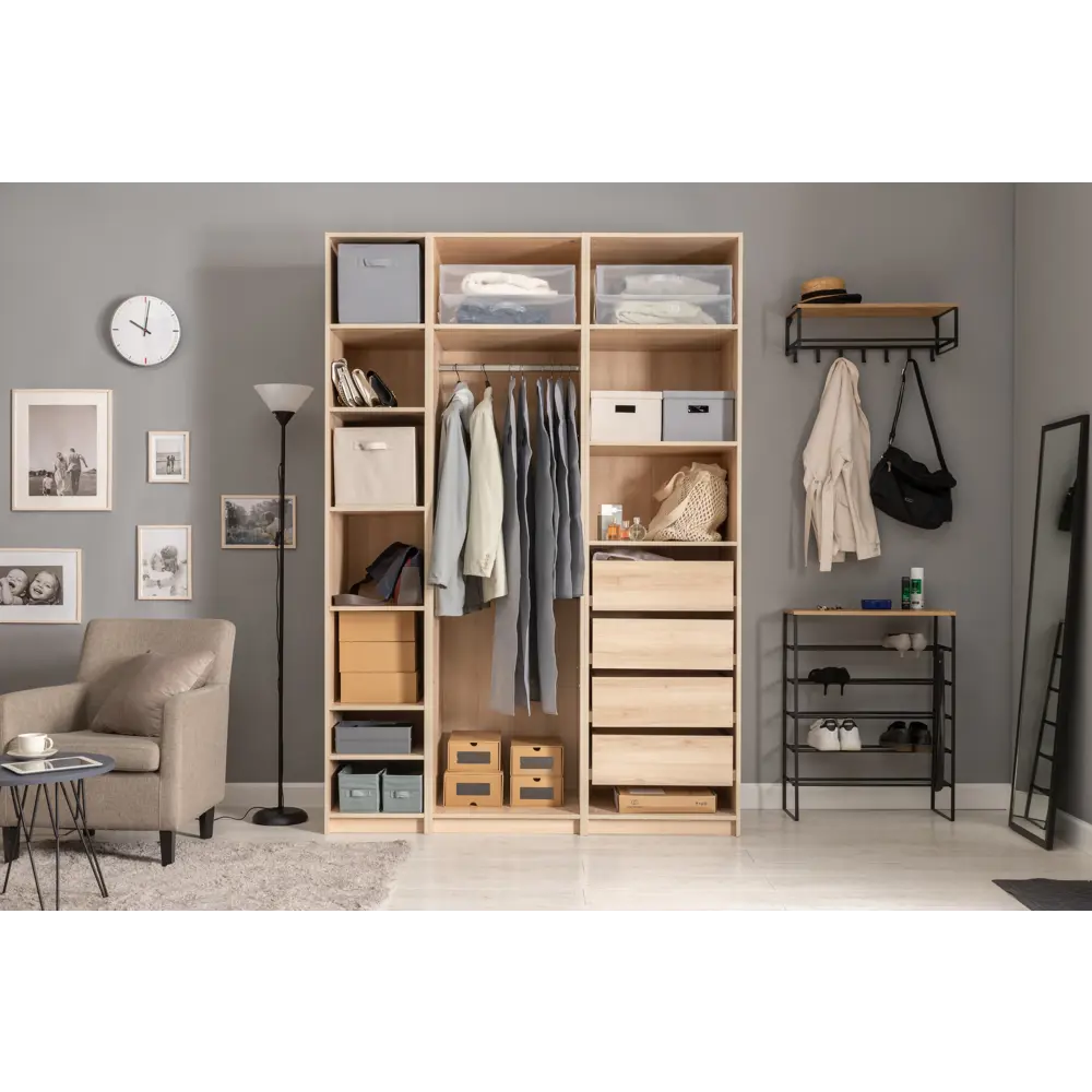 Santreyd Полка Лион для систем хранения в стиле дуб комано 85205670 STLM-0059914 - Вид №7