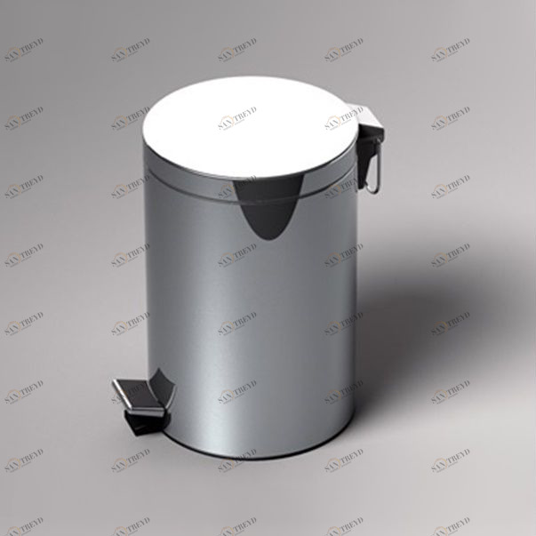 Sonia Ведро мусорное с педалью металлическое 12 л Commercial Items Хром 059577