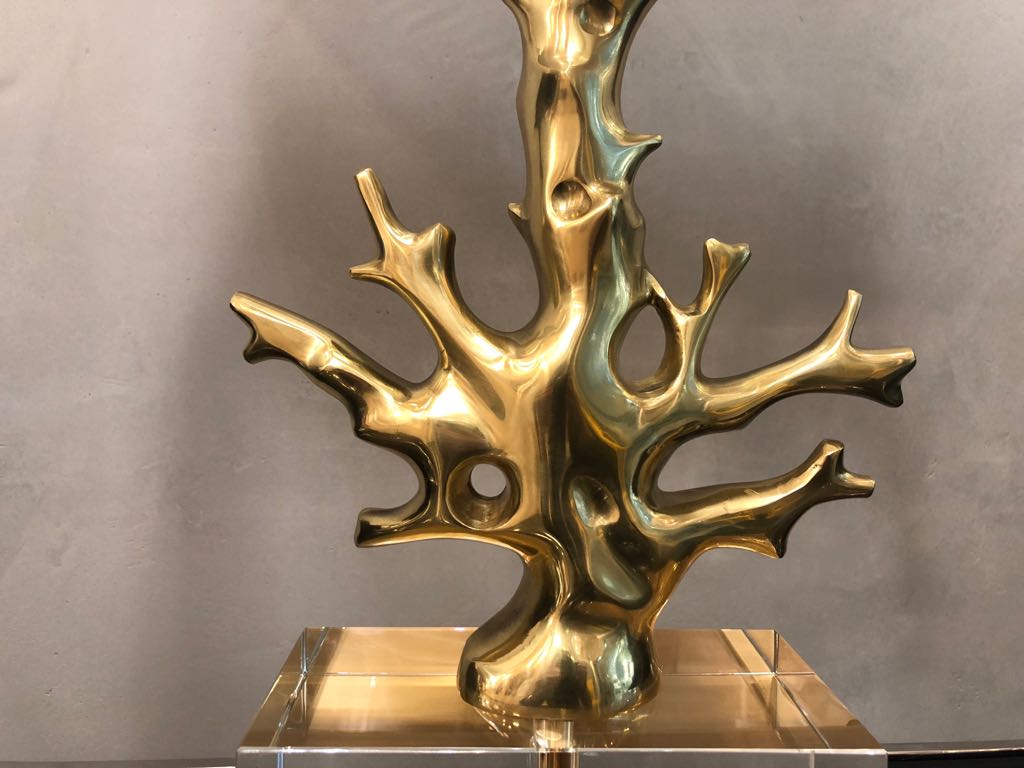 Настольная лампа BT-1004 brass от Delight Collection DELIGHT COLLECTION ФЛОРИСТИКА 244905 Прозрачный;серебро  - Вид №5