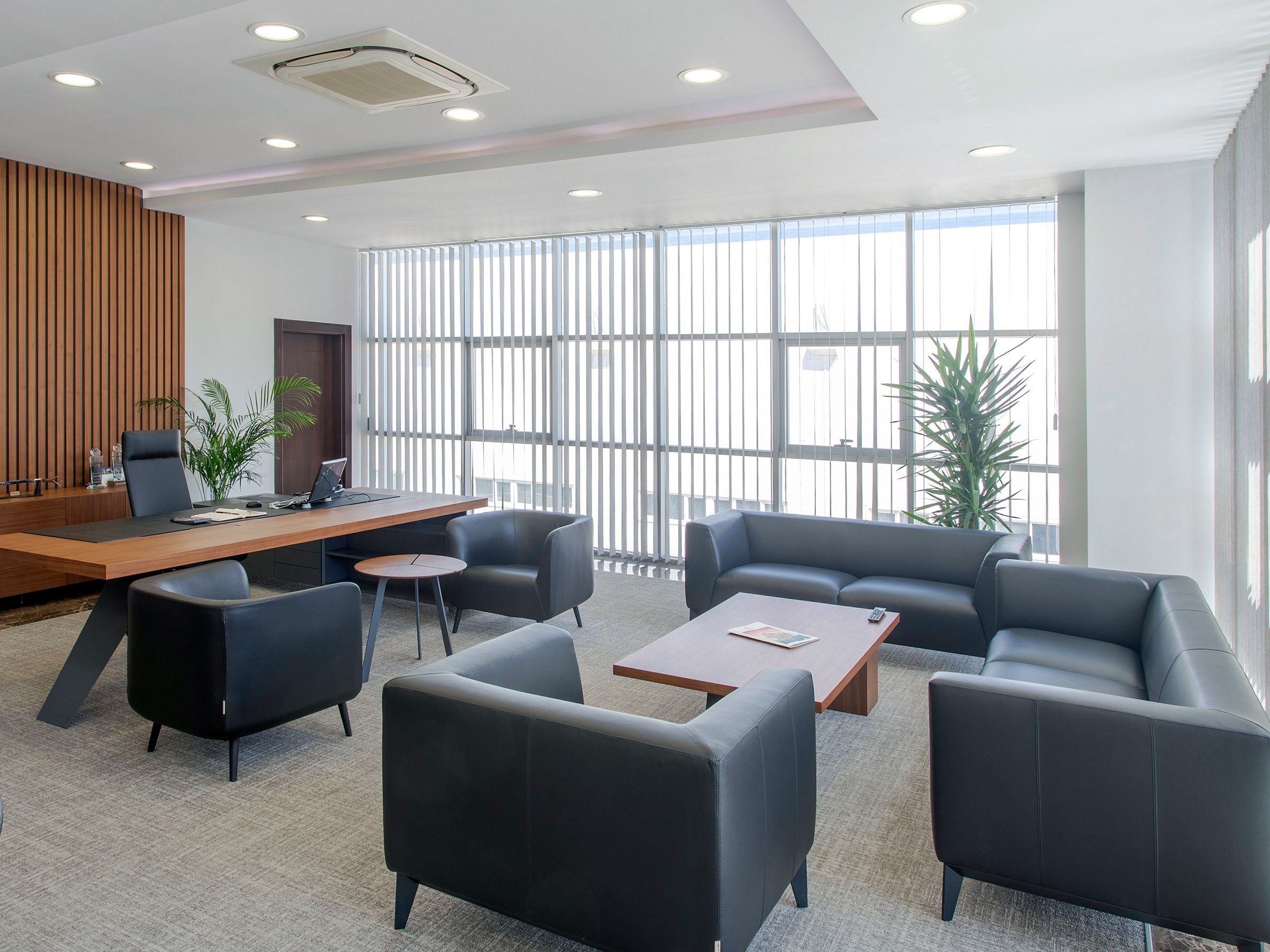 Деревянный угловой рабочий стол с ящиками Ersa ARROW ARCH-00106367 - Вид №5