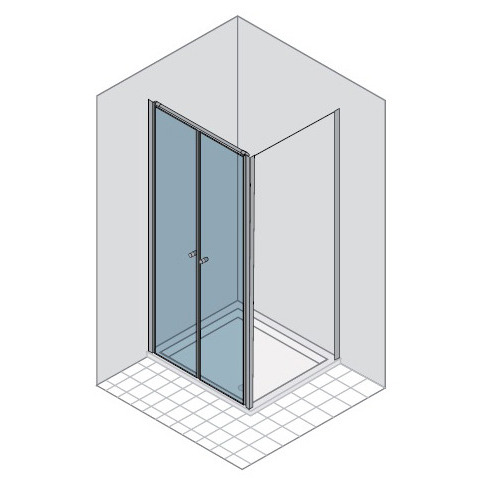 GPT2W Vertica collection Качающаяся дверь DUKA 44910 - Вид №1