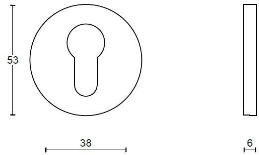 Formani Круглая насадка из нержавеющей стали Tense Bby53 - Вид №3