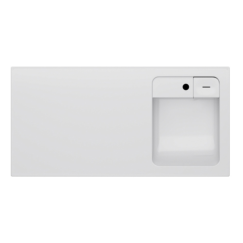 M85AFSX0402WG База под столешницу для стиральной машины напольная 40 см корзина для белья AM.PM X-Joy  - Вид №5