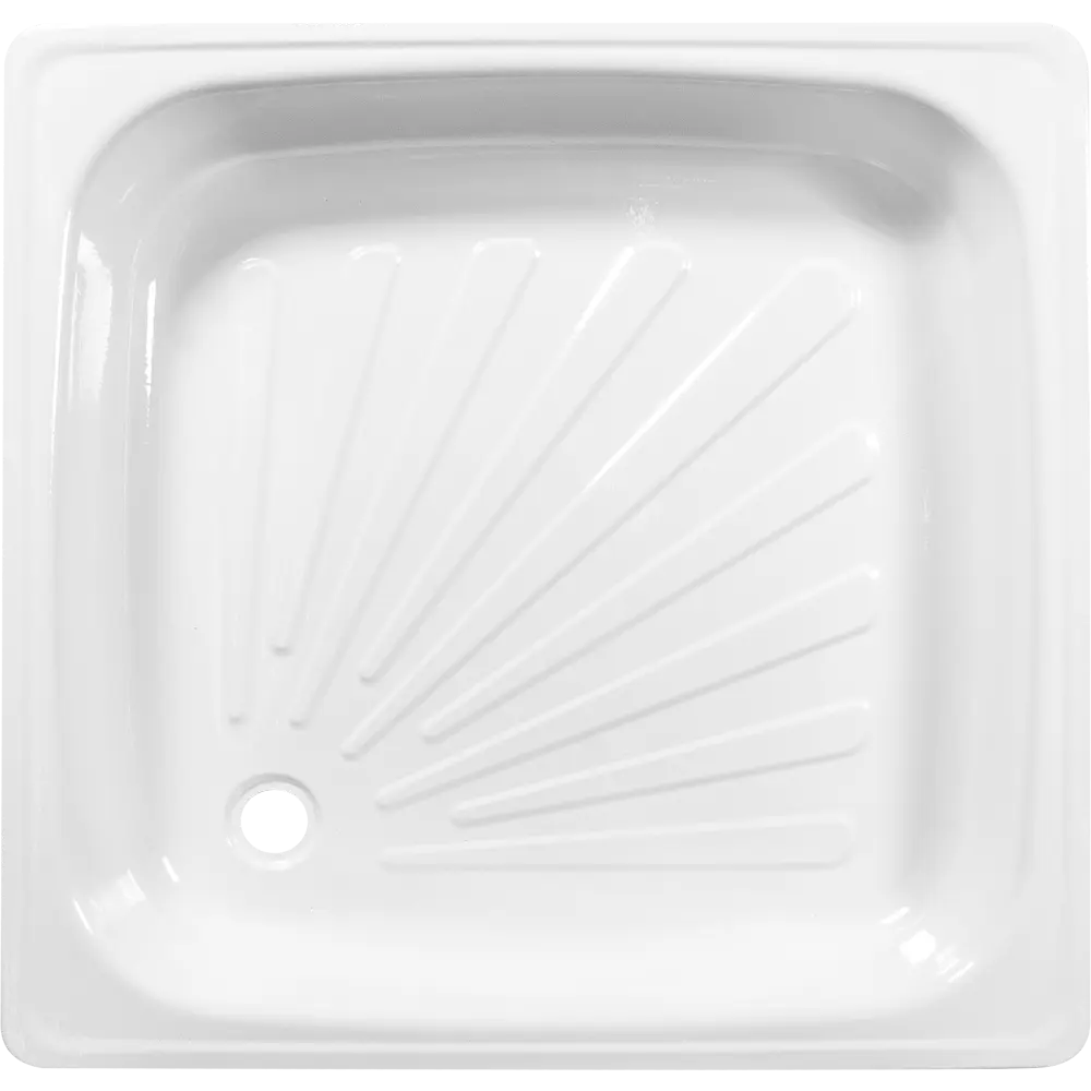 Santreyd Квадратный душевой поддон 90×90 см с антискользящим покрытием 11825112 Стальной STLM-0001512 - Вид №1