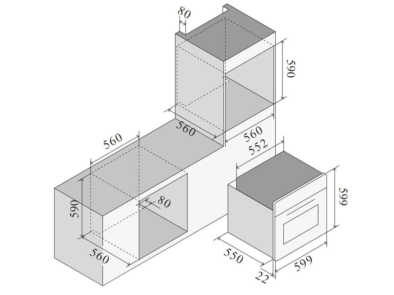 Многофункциональная электрическая духовка Ilve Nostalgie ARCH-00088734 - Вид №2