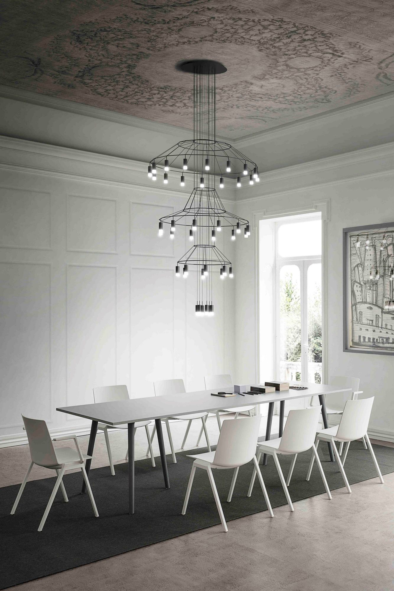 Штабелируемый и закрепляемый стул из инженерного пластика GABER Jubel ARCH-00135973 - Вид №16