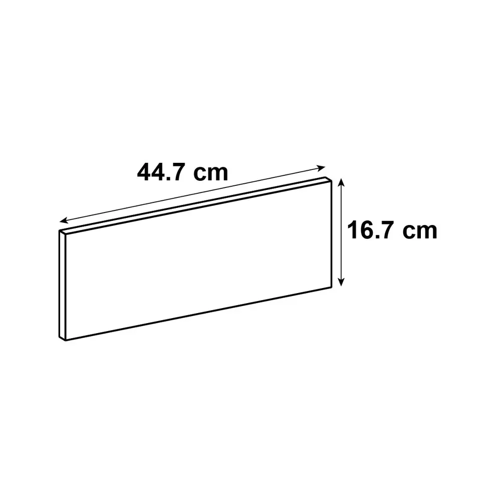 Фасад для кухонного ящика Петергоф грей 44.7x16.7 см Delinia ID МДФ цвет графит 85036416 STLM-2190983 - Вид №10