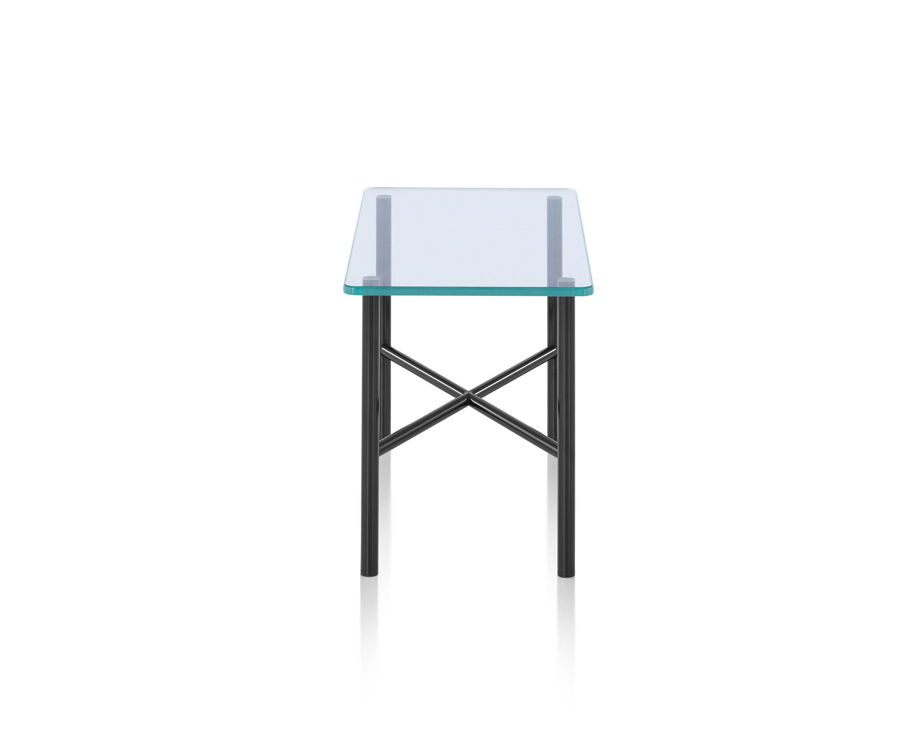 Прямоугольный стеклянный и металлический журнальный столик Herman Miller Layer ARCH-00033427 - Вид №8