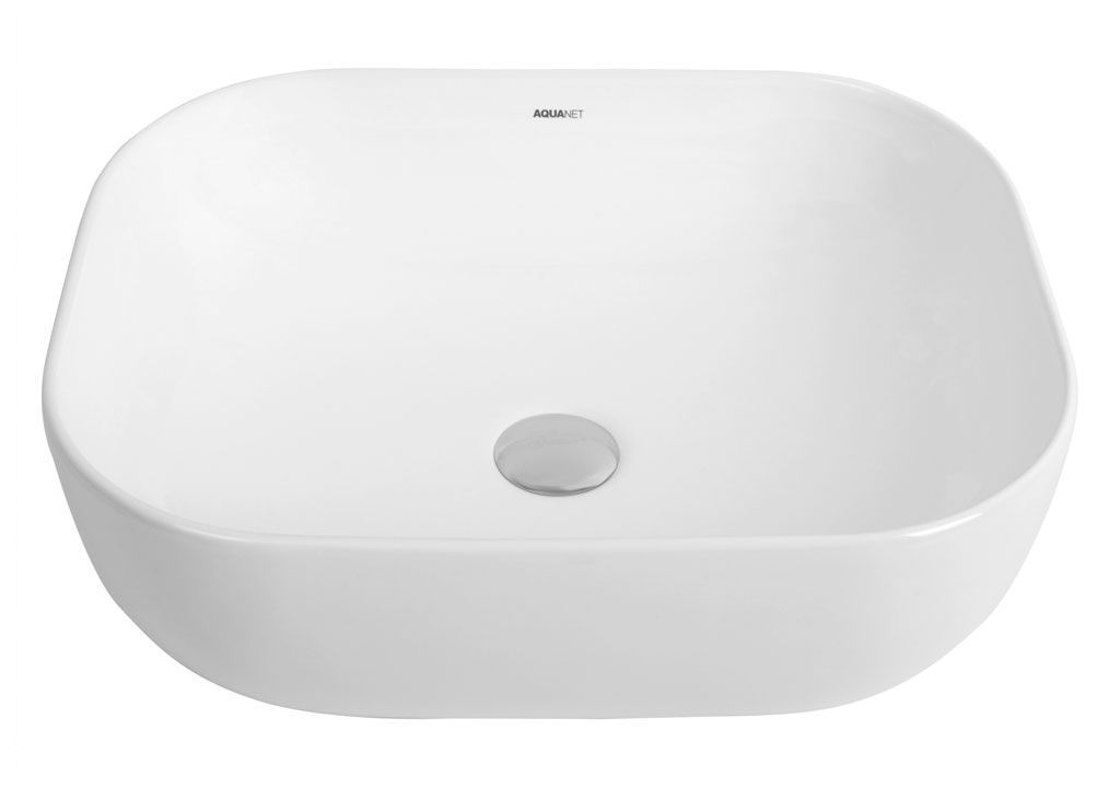LAKE1 Накладная раковина на столешницу  овальная Aquanet  - Вид №1