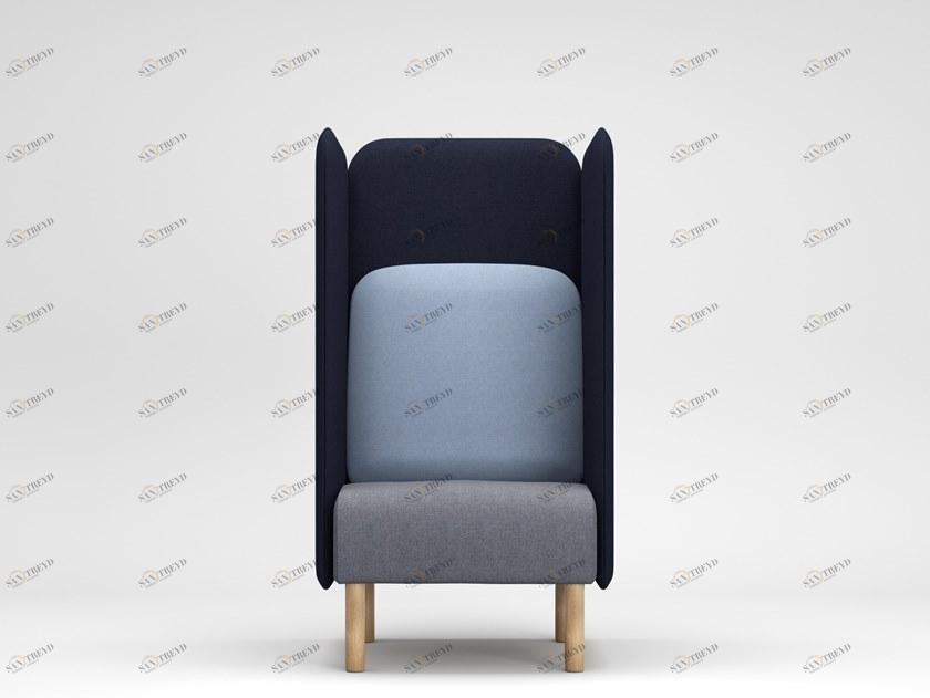 SOFTREND Мягкое кресло из ткани с высокой спинкой August sun-id-1350438