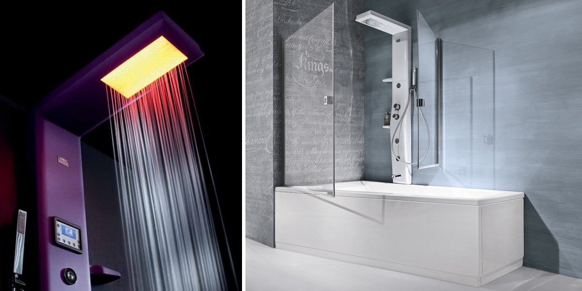 Душевая колонна Etoile Red 125 см с хромотерапией 4ETA6N0R Gruppo Geromin - Вид №1