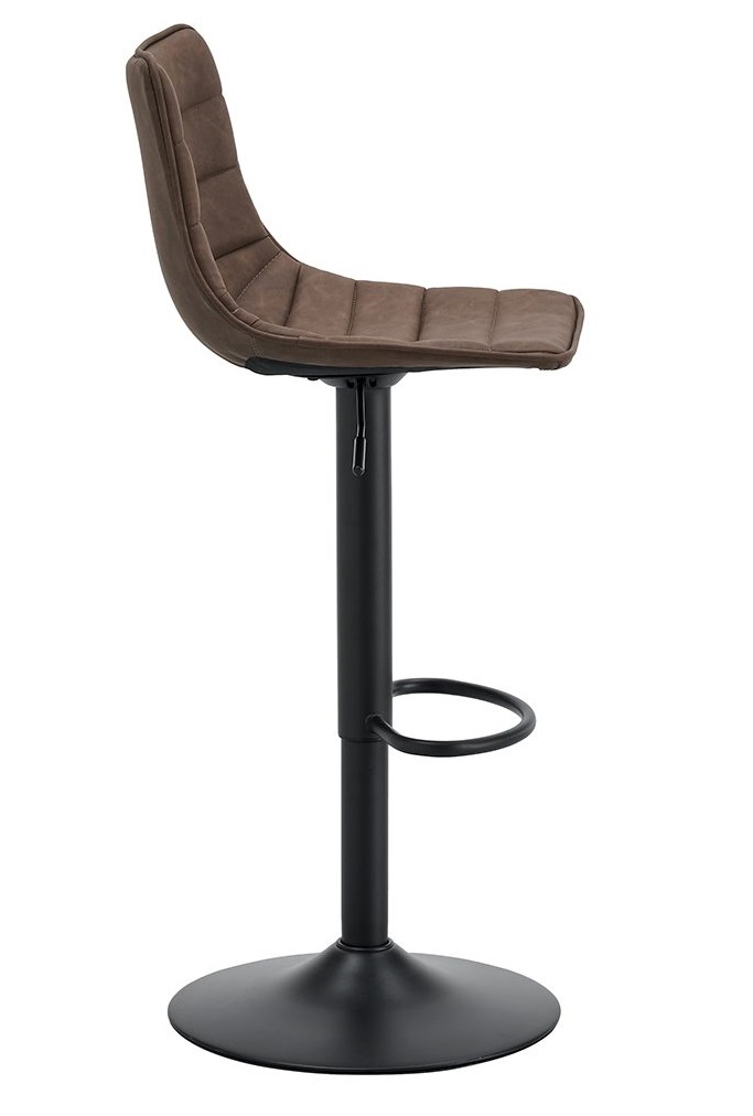 Стул барный со спинкой коричневый из экокожи "Салвадор" STOOL GROUP  00-3946052 Коричневый  - Вид №3