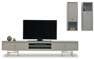 Enza Home Модульная стенка для хранения, лакированная МДФ Astoria