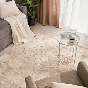 Ковер вискоза Рим 1025J 195x280 см цвет бежевый